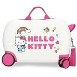 Hello Kitty You Are Cute barn resväska vit 45 x 31 x 20 cm hård ABS 24,6 l 1,8 kg 4 hjul bagage hand, Vit, barnresväska