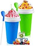 for Homemade DIY Milkshake Ice Cream Onlynery Slush Maker Cup Squeeze DIY Quick Frozen Smoothies Slushie Cooling Cups Ice Crusher 