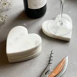 White Marble Coaster Sets Various Styles