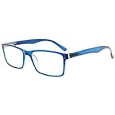 Eyekepper snygga läsare kvalitet vårgångjärn läsglasögon +1.00 BLÅ