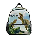 Anpassad ryggsäck för barn, personlig ryggsäck med namn/text, anpassning dinosaurie förskola förskola väska för flickor pojkar