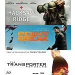 Hacksaw Ridge / Point Break / Transporter Refueled (Blu-ray)