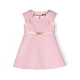 Versace Kids - Medusa Head A-linjeformad klänning - barn - jungfruull/polyester/Elastan/polyamid/siden/bomull - 6-9 - Rosa