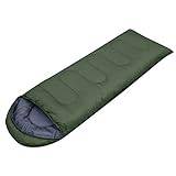 ASADFDAA Sovsäckar Sleeping Bag for Summer Outdoor Camping Hollow Cotton Envelope Type for Tent Camping Office Lunch Break Quilt (Color : Green)