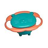 Barn Rotation Spilltålig Skål 360 Graders Servis Baby Universal Gyro Bowl för Baby och Småbarn (Grön)