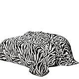 DIGJOBK överkast mjuk zebra randigt mönster filt på soffan resa andningsbar filt