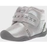 Rose First Walker Baby Girls Shoes, Silver, 7 US Toddlers