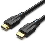 PRENDELUZ HDMI-kabel 1,5 m 2,1 8K svart, höghastighetskabel, eARC HDCP 2.2&2.3 Dynamic HDR D.olby Atmos, kompatibel med PS5 HDTV-skärm