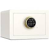 Strongbox brandsäker vattentät säker skåp kassaskåp hem kassaskåp digital säkerhet kassaskåp fingeravtryck biometrisk vägg säker låslåda kontanter stark låda vägg i stil med siffror nycklar nödlås