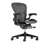 Herman Miller - Aeron Chair PostureFit SL - Graphite/Graphite - Skrivbordsstolar