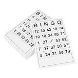 Amosfun 10 Förpackningar 180 Ark Bingo spelkort Roliga Bingospelkort Interaktiva Bingospelkort bingo brädspel kort för barn sällskapsspelskort utbud av partyspel magnetisk uppsättning