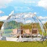Transparent tält Outdoor Bubble House Camp Star Tält, 4-6 personer Dome Trädgård Uteplats Baldakin Skydd Varmt solrum på vintern För restauranger Utomhuscamping