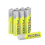 PKCELL Batteri AAA uppladdningsbara batterier NIMH 1,2 V 1 100 mAh för solcell, DECT-telefoner, solcell, Bluetooth-mus, 8 stycken