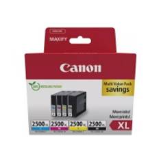 Canon PGI-2500XL BK/C/M/Y Multipack - 4-pack - XL - svart, gul, cyan, magenta - original - bläcktank - för MAXIFY iB4050, iB4150, MB5150, MB5155, MB5350, MB5450