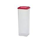 AQXYWYUI Brödhållare Hållbar Lufttät plastmatbehållare Brödförvaringslåda for brödlimpa Crisper Kylskåp Kökstillbehör (Color : Red)