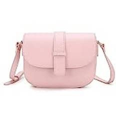 Mini crossbody-väska för kvinnor, lätt mode, axelremsväska, daglig handväska, axelremsväska, aftonväska, Rosa