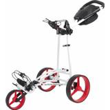 Big Max Autofold FF White/Red Manuell golfvagn