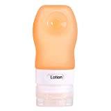 Reseflaskor i silikon, reseflaskor läckagesäker, TSA godkänd silikon klämbara reseflaskor schampo, resetillbehör toalettartiklar schampo balsam tvål och lotion (10 pack)