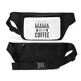 Grand Mama Loves Coffee unisex midjeväska svart, Svart, En storlek