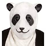 Widmann 96630 helhuvudmask Panda, unisex – vuxna, vit/svart