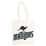 Matildas And Kangaroo Beige Shopping Bag Återanvändbar Totebag