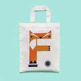 Animal Alphabet F Is For Fox Tote Bag