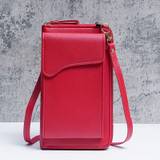 Fashion Crossbody Cellphone Bag, Solid Color Shoulder Bag, Women's Casual Handbag & Phone Purse