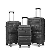 Snyggt bagage, miljövänligt, trycktåligt och slitstarkt vagnfodral, praktisk vattentät resväska för barn och ungdom (dark gray 28)