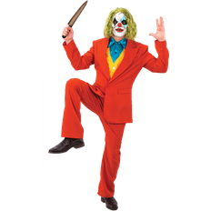 Mens Joker Halloween Movie Costume - One Size
