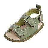 Mjuka skor enkla halkfria platta sandaler baby gå flicka gummi baby skor tofflor 27, Grön, 12-18 Monate