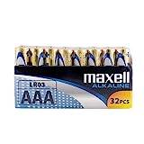 Maxell LR03 AAA-batterier AAA 32-pack pilas guld