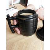 Creative Grenade Coffee Mugs Practical Water Cup with Lid Funny Gifts 3D Cubic Cups
