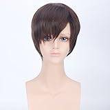 anime wigs cosplay christmas Cos wig attacking giant black 37 points youth head full-time master Ye Xiu cos color:PL-253-2 brown