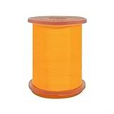 För flugkroppsbindningsmaterial, 100 m längd, lämplig för standardspolhållare (fluorescerande orange)