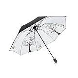 Paraply Reseparaply Paraplyer Fällbart Paraply För Kvinnor Resor Anti-Uv Vindtätt Regn Solparaply Paraply bärbar (Color : H)