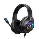 Aukey GH-X1 RGB Gaming Over-Ear Headset with Mic for PC, PS4, PS5, Xbox One, and Switch