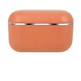 Hdbcbdj Termos matflaska elektrisk uppvärmd lunchlåda läckagesäker bärbar uppvärmd lunchlåda rostfritt stål matisoleringsbehållare (färg: Orange)