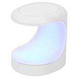 16W UV LED Nagelgelhärdningsljus LED Dubbla Ljuskällor Nageltorkmaskin USB-laddning Snabbtork Nagellampa för Nail Art Verktyg Tillbehör(White)