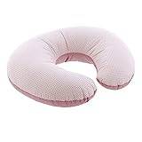 Cambrass Gingham Nursing Pillow Pink