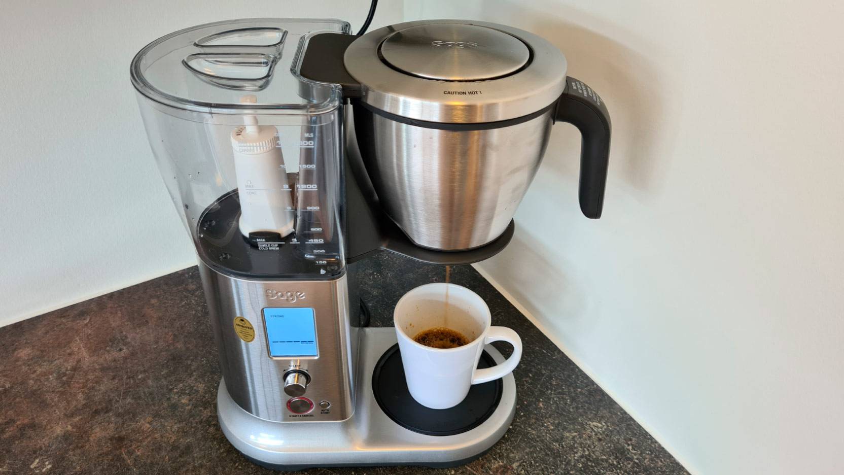 Test av Sage the Precision Brewer – bryggning av en enkel kopp kaffe