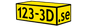 123-3D.se Logotyp