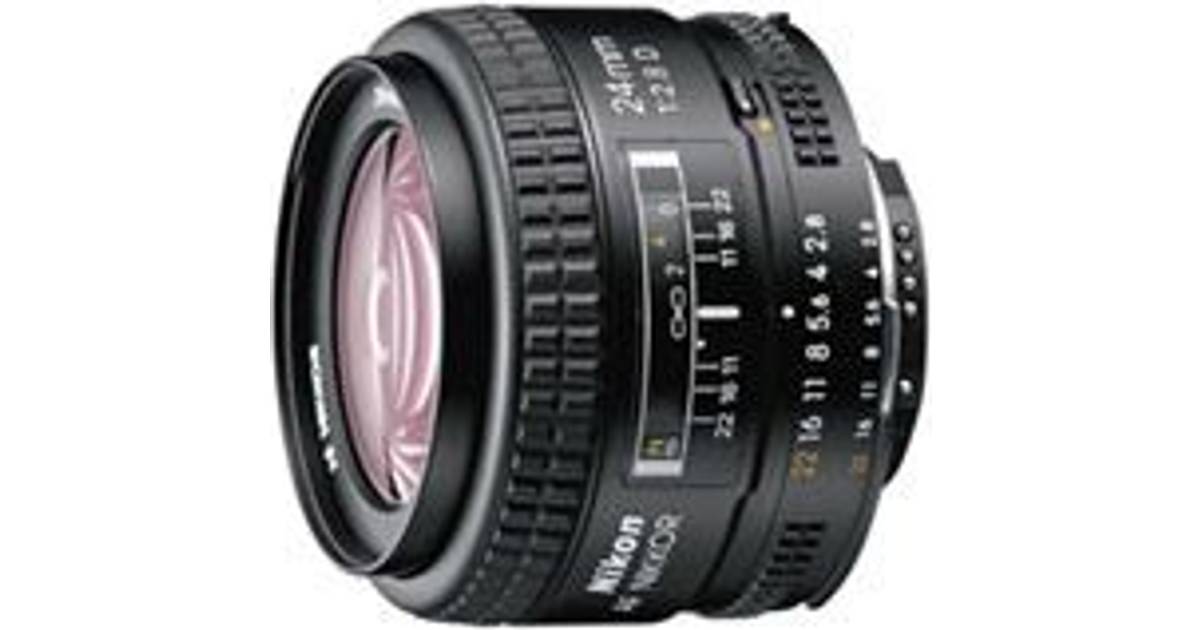 Nikon AF FX NIKKOR 24mm f/2.8D Fixed Zoom Lens with Auto Focus for Nikon DSLR Cameras New White Box 
