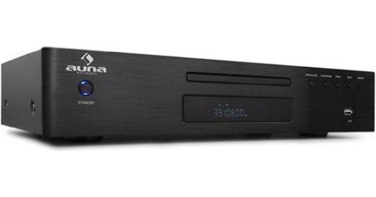 schwarz USB, MP3, Radio-Receiver, CD, CD/RW Auna AV2-CD509 HiFi-CD-Player