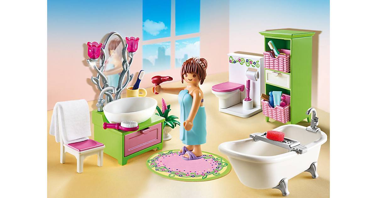  Haus playmobil® Puppenhaus  Bathroom  Villa  BadezimmerBadEinrichtung