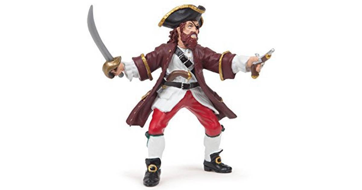 Papo 39467 Pirat mit Holzbein und Pistole 10 cm Piraten und Korsaren 