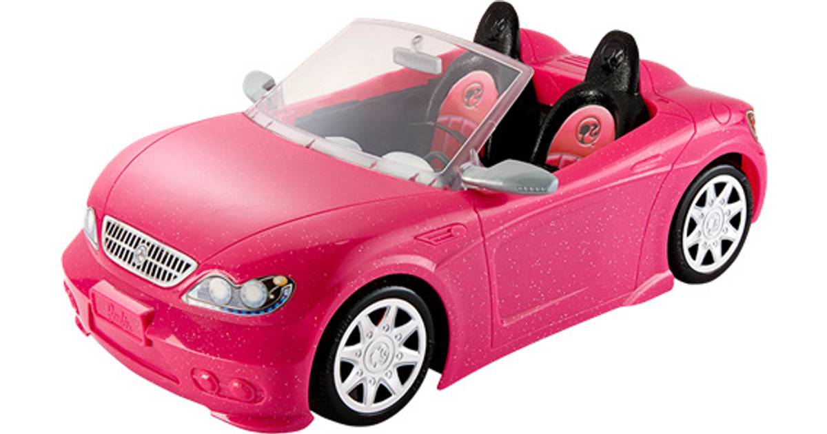 Toy Vehicle for Doll Pink Car Barbie FXG57 Malibu House Playset and DVX59 Autre Glam Convertible Sports