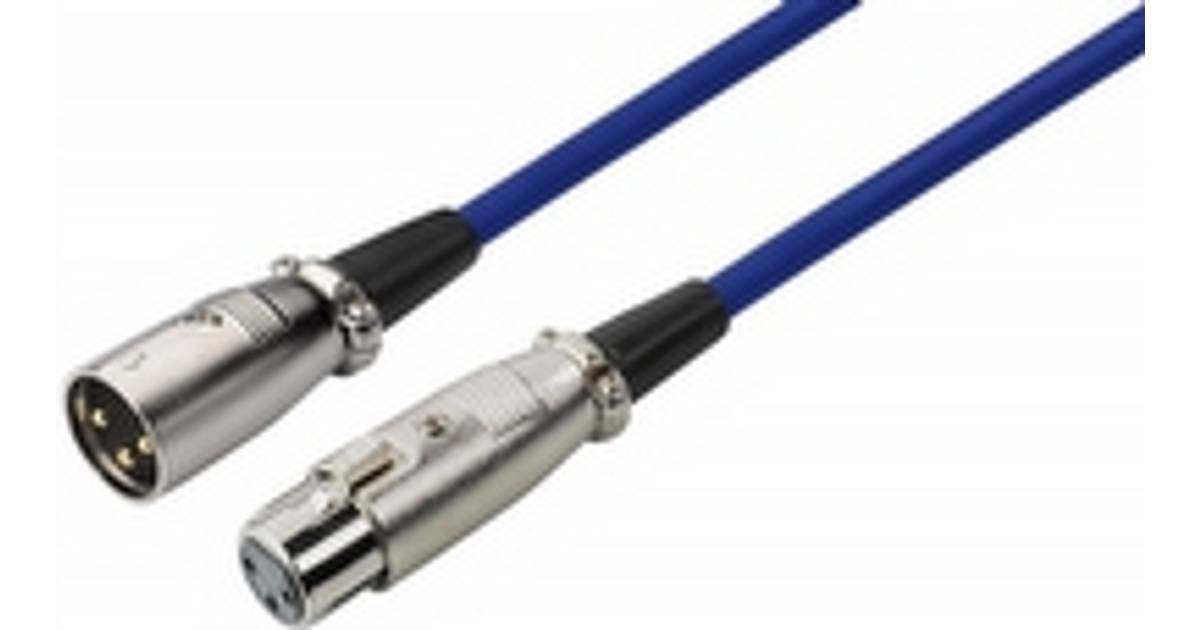 10x10 m Mikrofonkabel XLR-XLR 3-pol schwarz DMX-Kabel Mikrofon-Kabel Top Angebot 