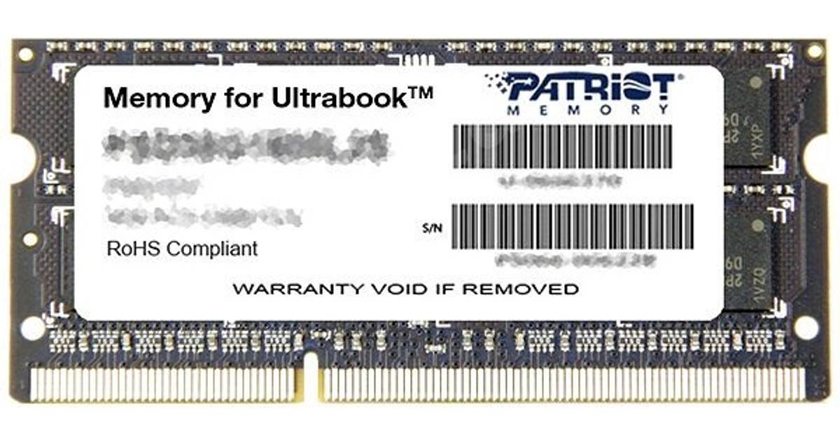 Patriot PSD34G1600L2S 4GB 1600MHz CL11 1.35V SODIMM Memory Module