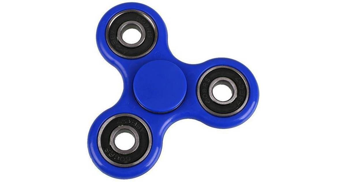 High Performance Spin-R Fidget Play Stress-Relief Tri-Spinner Black/Red #11669BK 