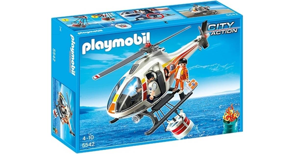 Details about   PLAYMOBIL 5542 Fire Fighter Helicopter New sealed OOP 
